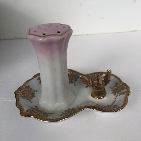 Victorian Hat Pin holder, Ring Tray Antique Victorian Dresser Decor Vanity Decor - Picture 4 of 6
